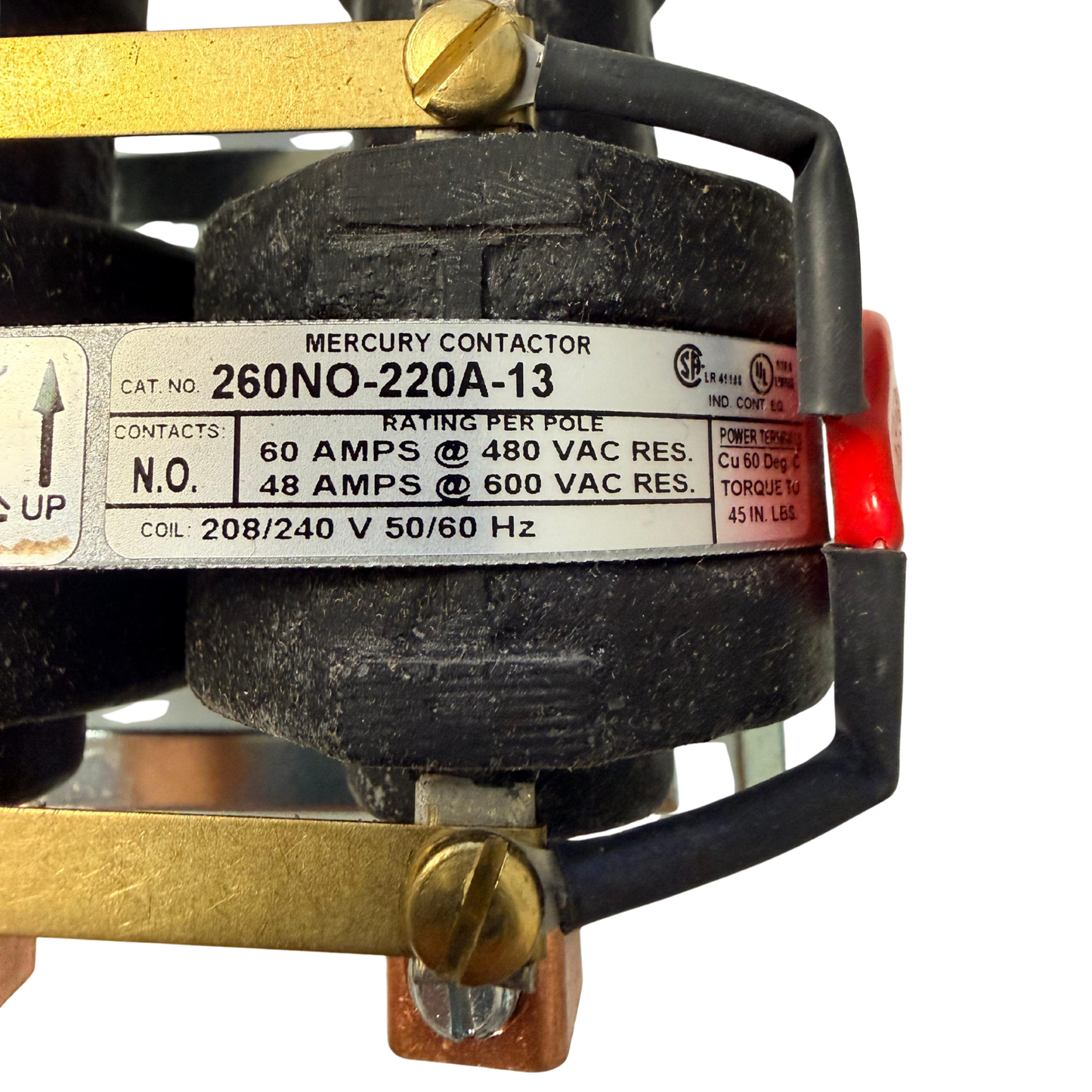 Relay MDR 60 Amp 240-480V Coil MDR DPST / 6095