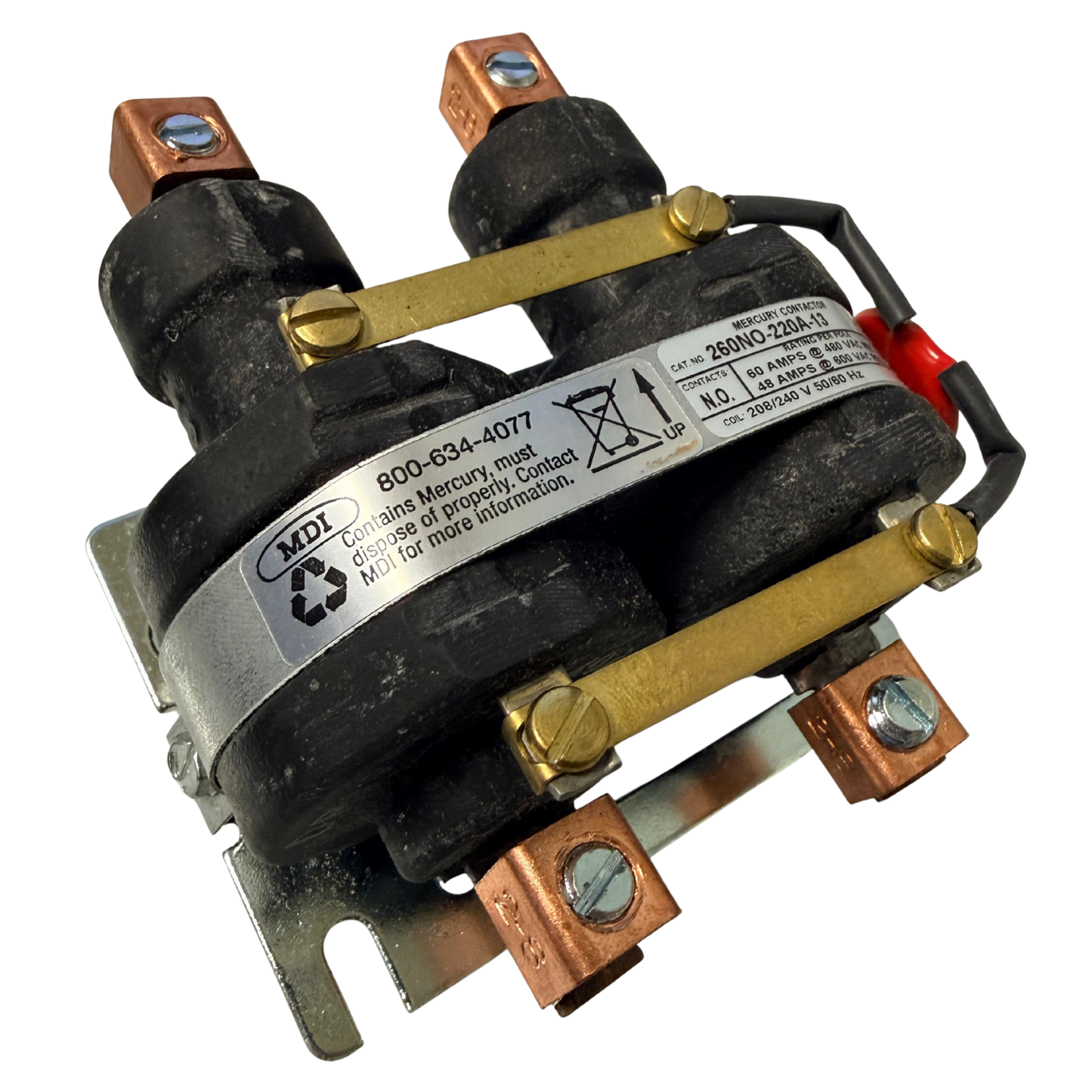 Relay MDR 60 Amp 240-480V Coil MDR DPST / 6095