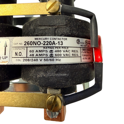 Relay MDR 60 Amp 240-480V Coil MDR DPST / 6095