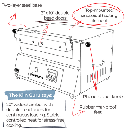 BlueBird Glass Annealing Paragon Kiln