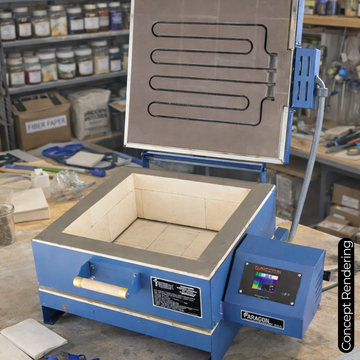 CS16D Dual Clam Shell Glass Fusing Kiln