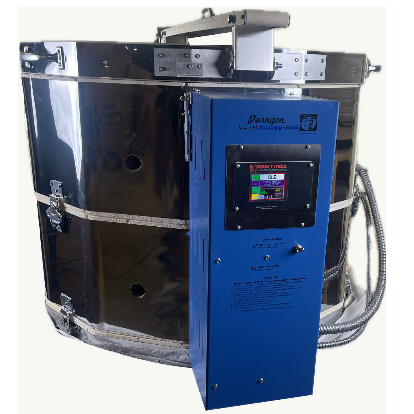 CT122822 Janus Ceramic and Glass Kiln 12 Sided