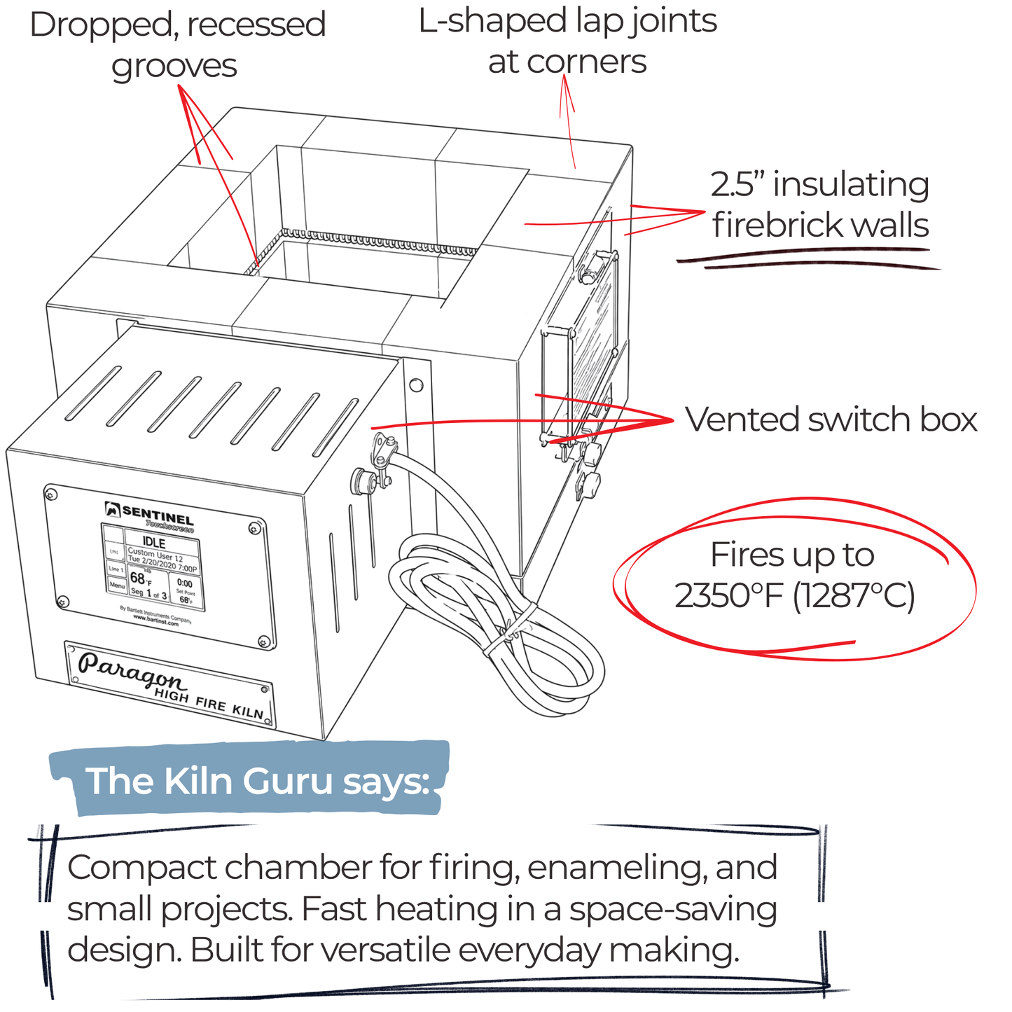 Caldera Multi Purpose Digital Electric Kiln