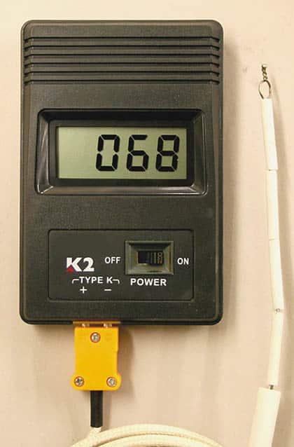 Digital Hand-Held Pyrometer, Degrees C