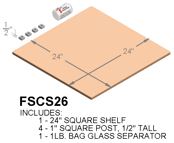 Furniture Shelf Kit for CS26 Kiln