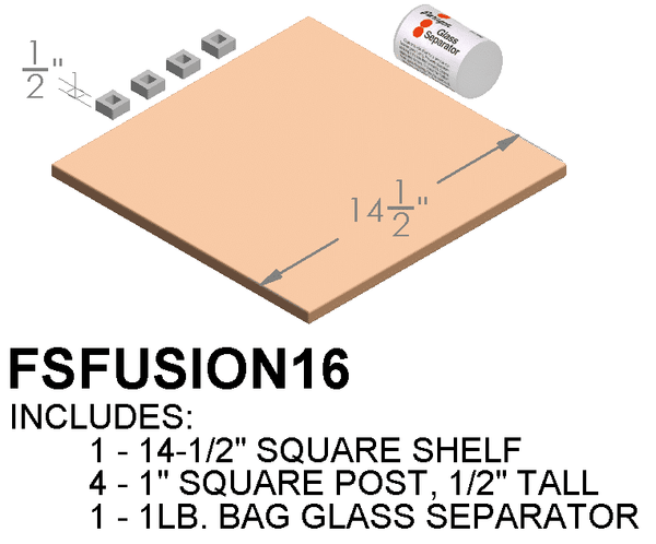 Furniture Shelf Kit for Fusion 16 and CS 16 Kilns – ParagonKilns
