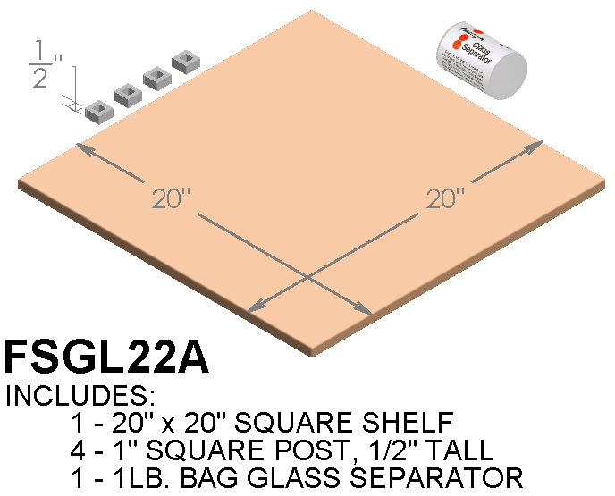 Furniture Shelf Kit for GL22 Kiln