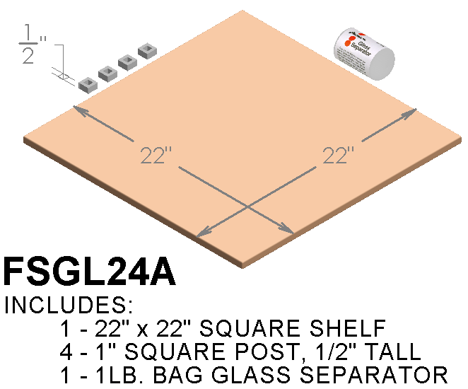 Furniture Shelf Kit for GL24 Kilns