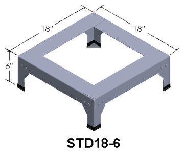 Stand 18" x 18" x  6"