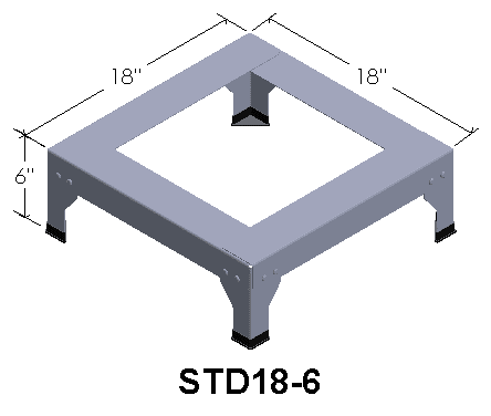 Stand 18" x 18" x  6"