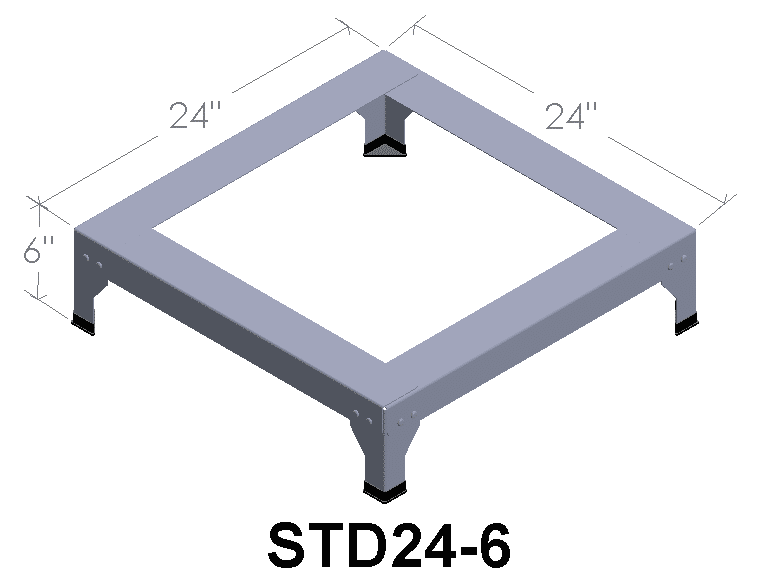 Stand 24" x 24" x  6"
