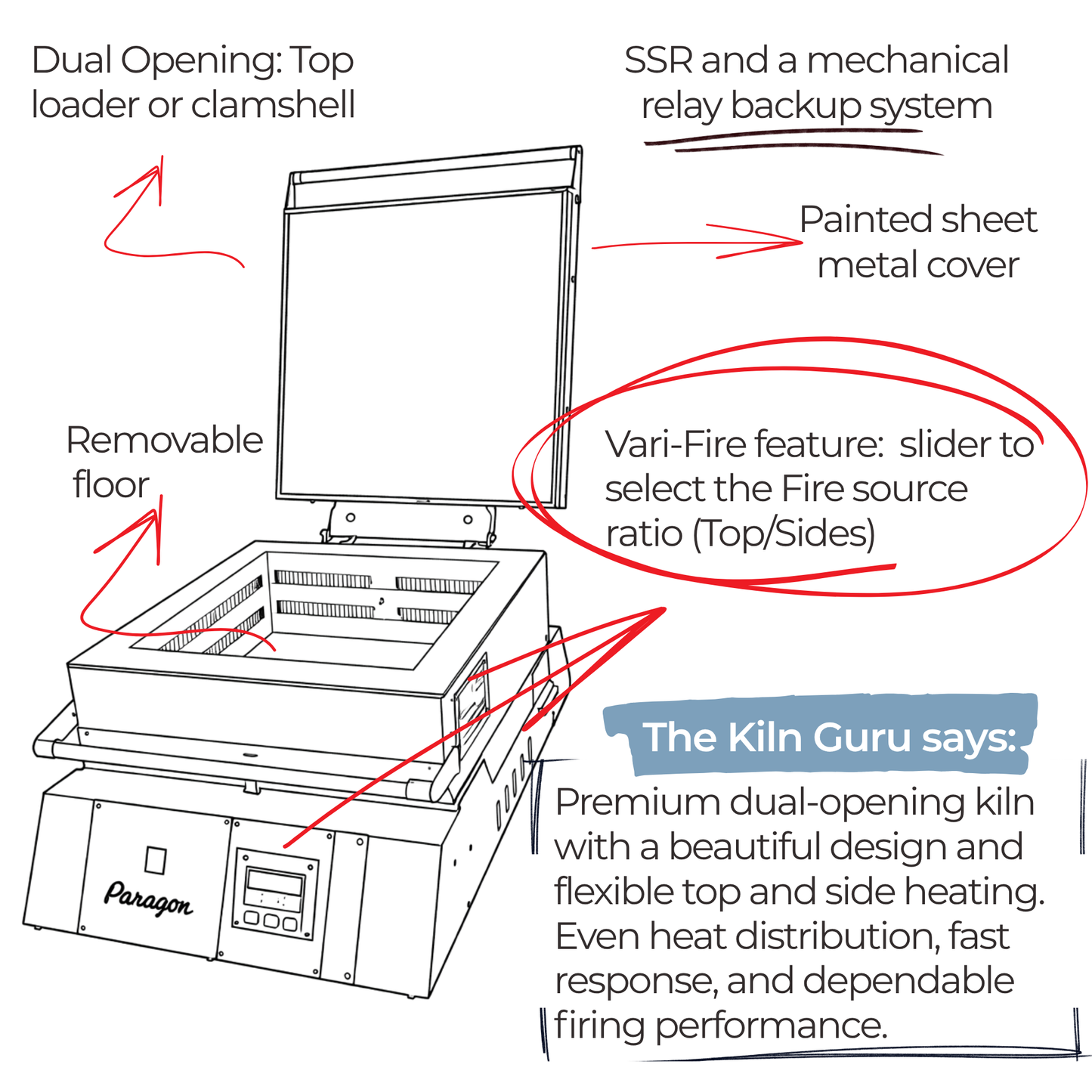 TLC16 Glass Fusing Kiln