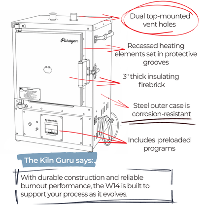 W14 Wax Burnout Kiln